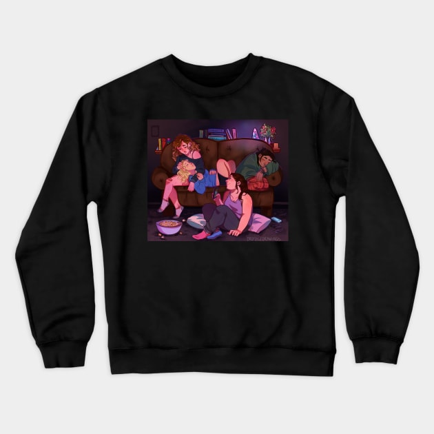 the girls (be more chill) Crewneck Sweatshirt by drizzledrawings